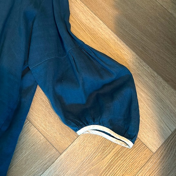 Linen blue dress brand new size 12 - Picture 3 of 7